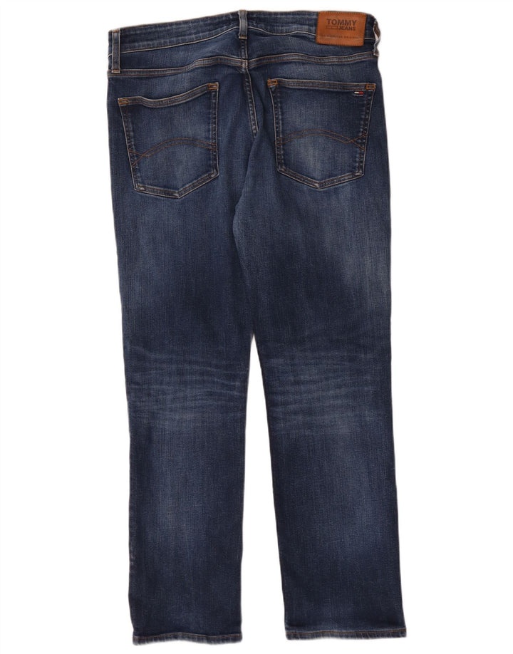 Jeans dritti da uomo Tommy Hilfiger W36 L30 cotone blu