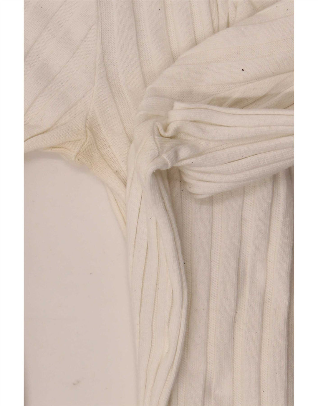 Top corto Zara Trafaluc da donna a maniche lunghe UK 8 piccolo bianco
