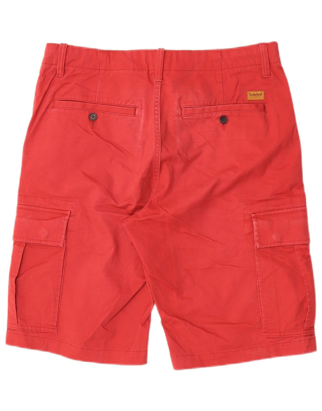 Pantaloncini cargo da uomo dalla vestibilità rilassata Timberland W31 cotone rosso medio