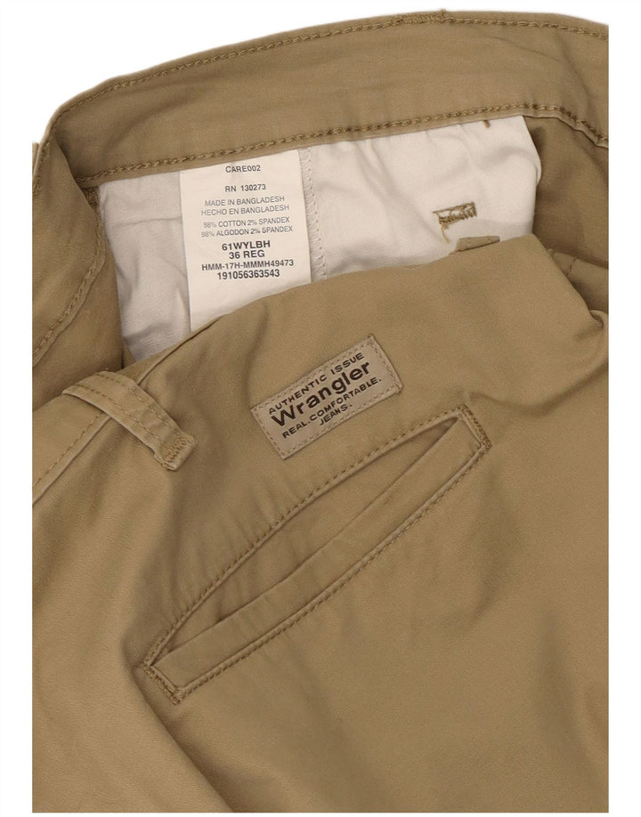 Pantaloncini cargo da uomo Wrangler W36 grandi in cotone beige