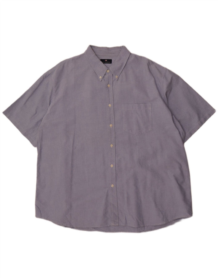 Camicia a maniche corte da uomo Marks & Spencer 2XL cotone blu