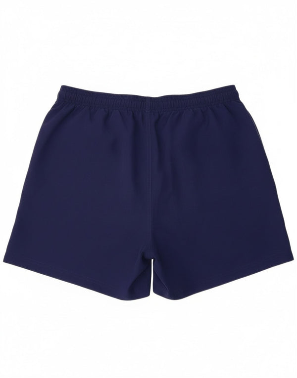 Pantaloncini sportivi da uomo Adidas Large blu navy in poliestere