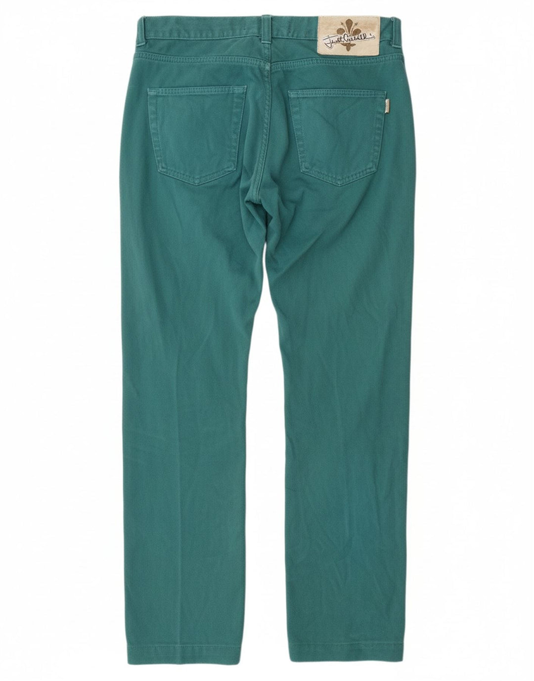 CAVALLI Womens Straight Jeans W34 L32 Green