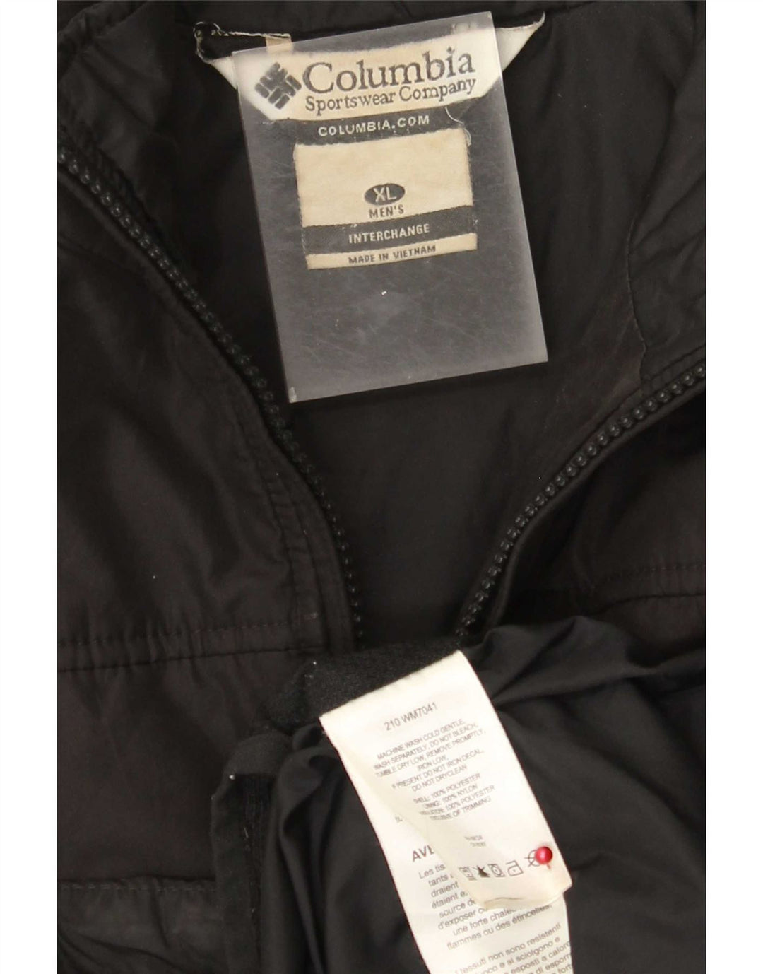 Giacca bomber Columbia Interchange Liner da uomo UK 42 XL poliestere nero