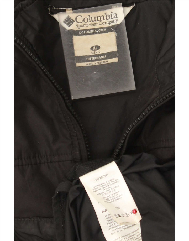Giacca bomber Columbia Interchange Liner da uomo UK 42 XL poliestere nero