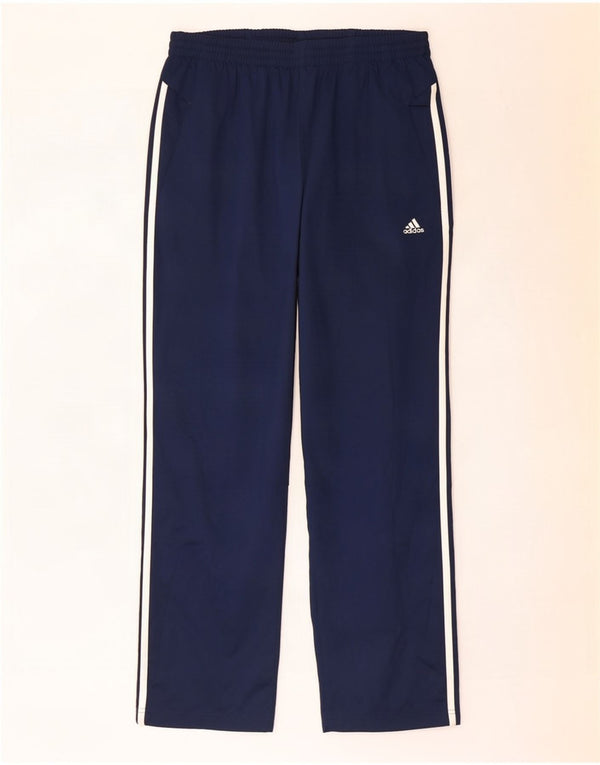 Pantaloni da tuta Adidas Climalite da uomo grandi W34 L32 poliestere blu navy