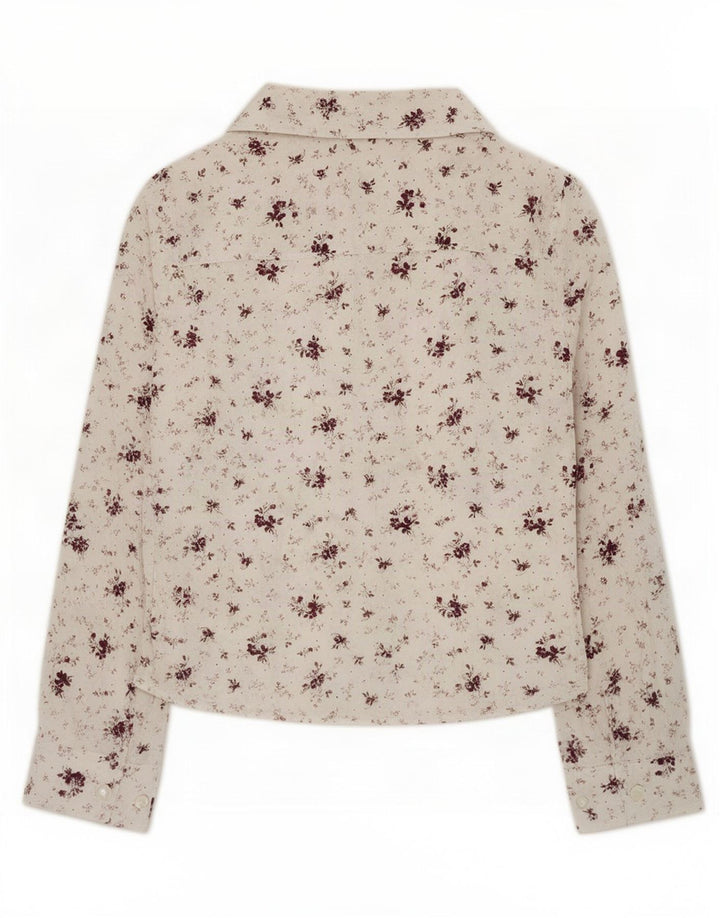 Camicia da donna Laura Ashley UK 12 Medium White Floral