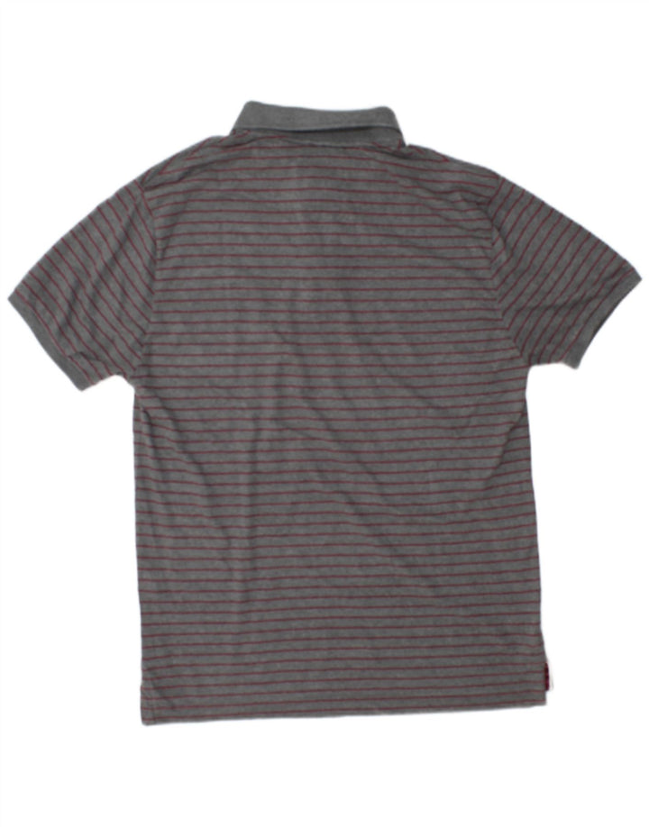 Polo da uomo Scout 2XL in cotone a righe grigie