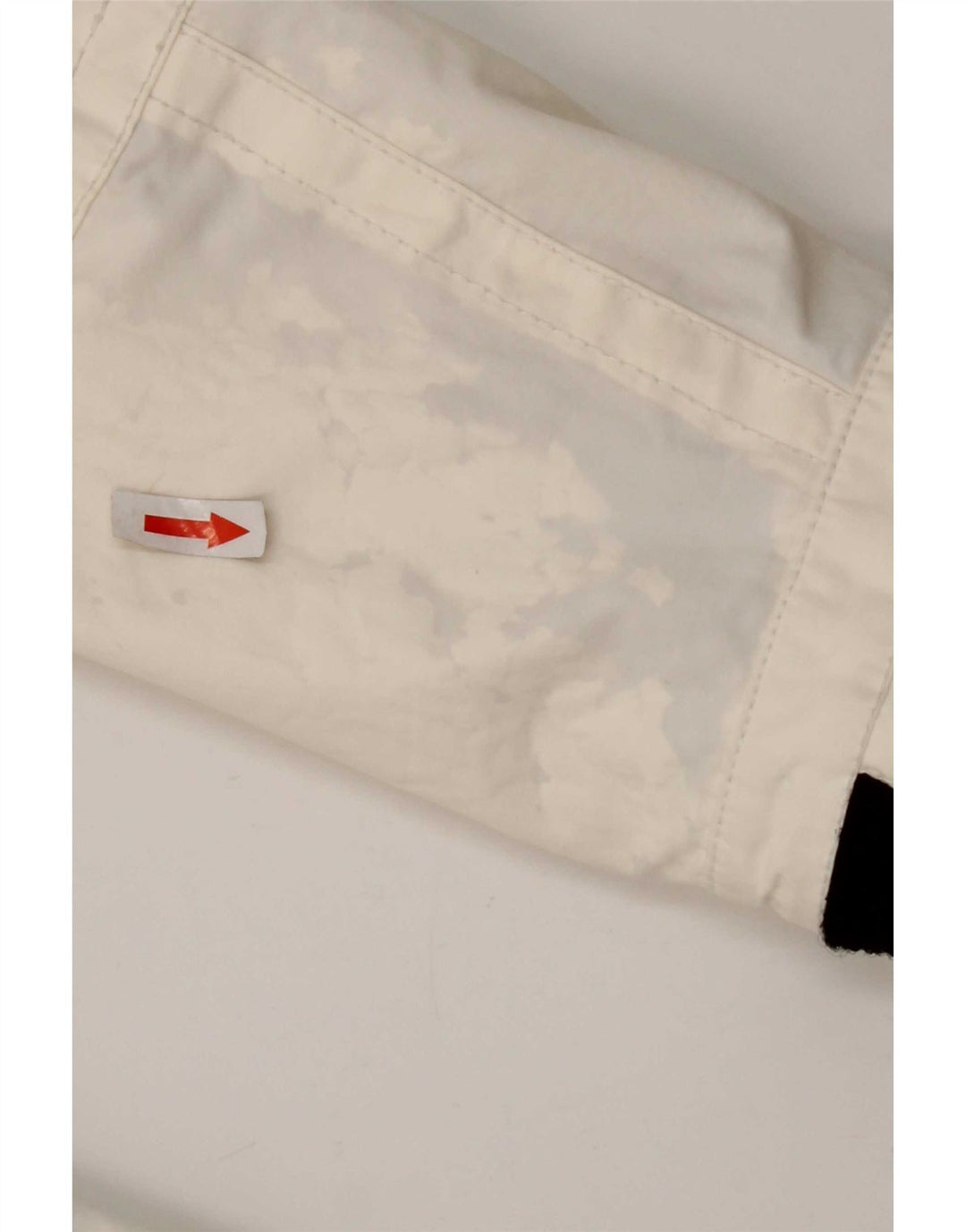 Giacca utility grafica da uomo Museum UK 38 Nylon color block bianco medio