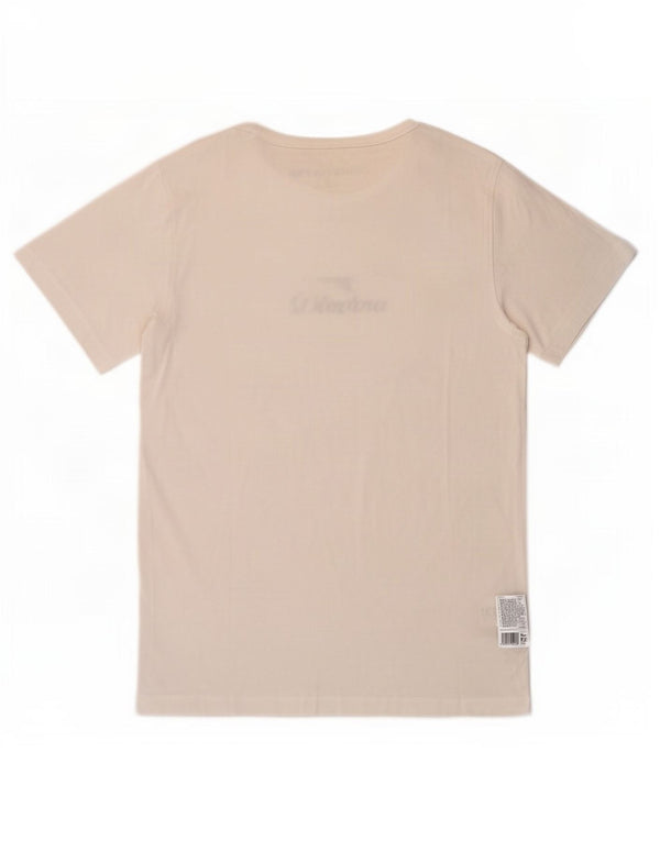T-shirt grafica da donna Diadora Top UK 14 grande cotone bianco