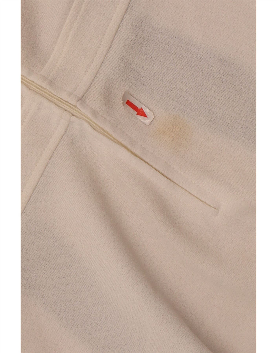 Top camicetta senza maniche vintage da donna IT 46 Large White Colourblock