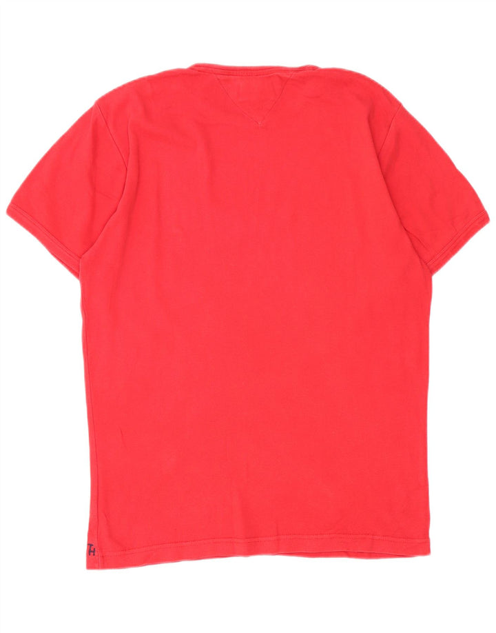 T-shirt da uomo Tommy Hilfiger grande rossa