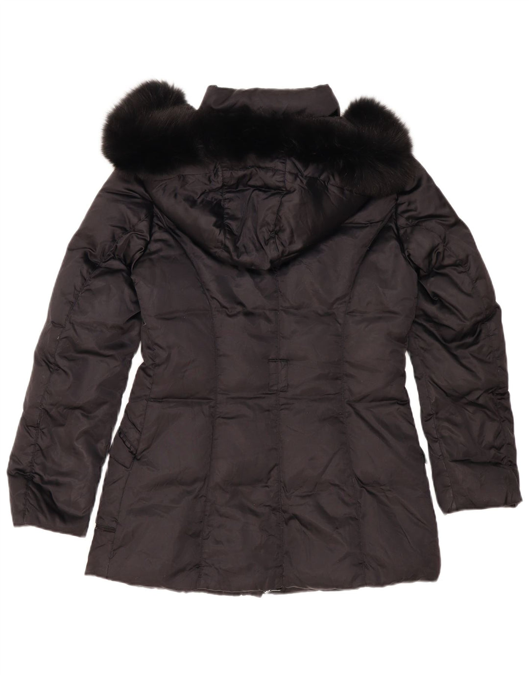 Piumino Donna Trussardi con Cappuccio IT 42 Medium Nero Poliestere