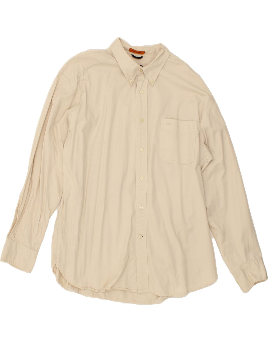DOCKERS Mens Shirt XL Off White Cotton Vintage Dockers and Second-Hand Dockers from Messina Hembry 