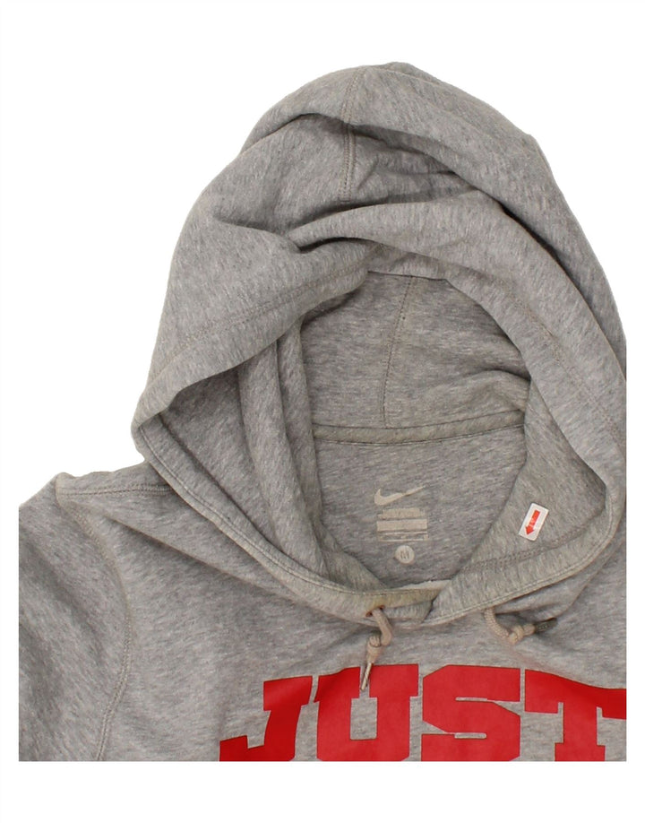 NIKE Mens Graphic Hoodie Jumper Medium Grey Cotton Vintage Nike and Second-Hand Nike from Messina Hembry 