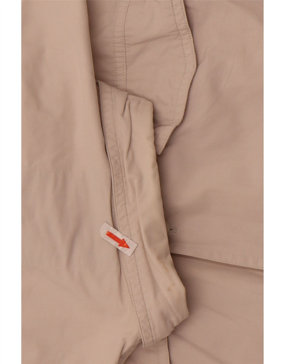 Camicia vintage da uomo a maniche corte grande in cotone bianco