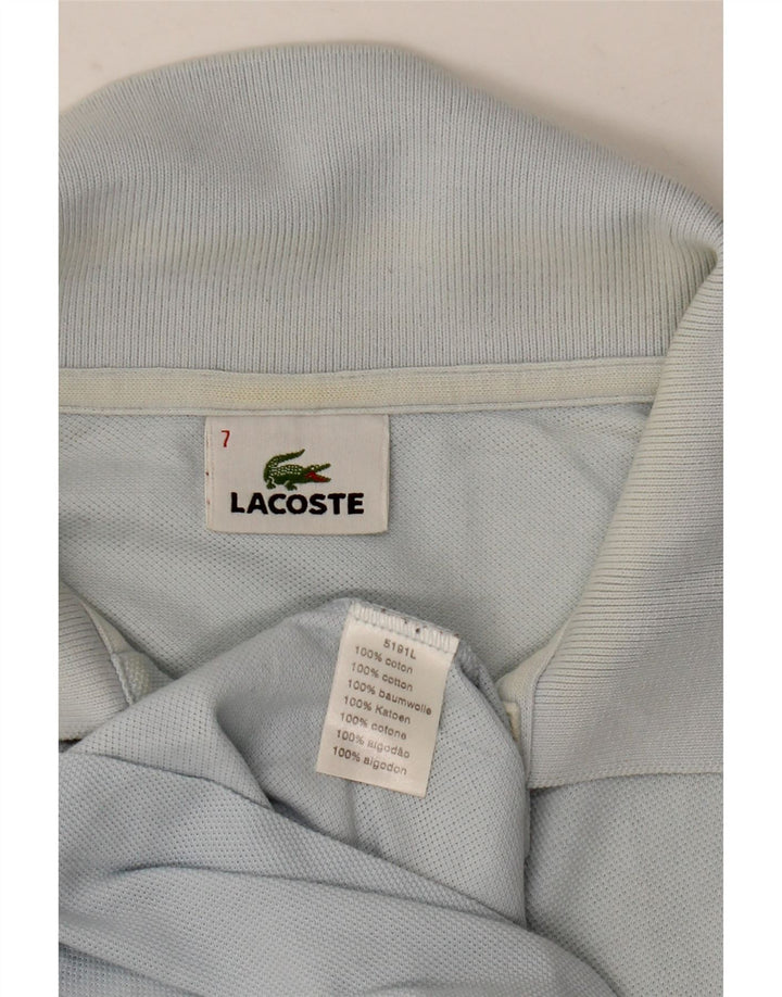 Polo da uomo Lacoste taglia 7 2XL cotone blu