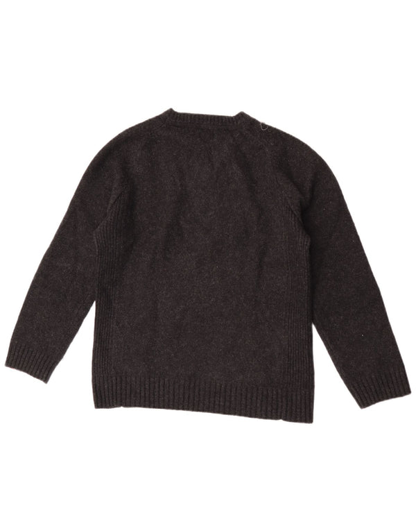 Maglione Levi's da uomo con scollo a V, lana d'agnello nera media