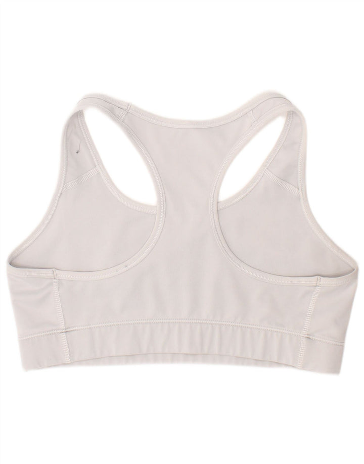Reggiseno sportivo Nike Dri Fit Graphic da donna, colore bianco medio, sportivo