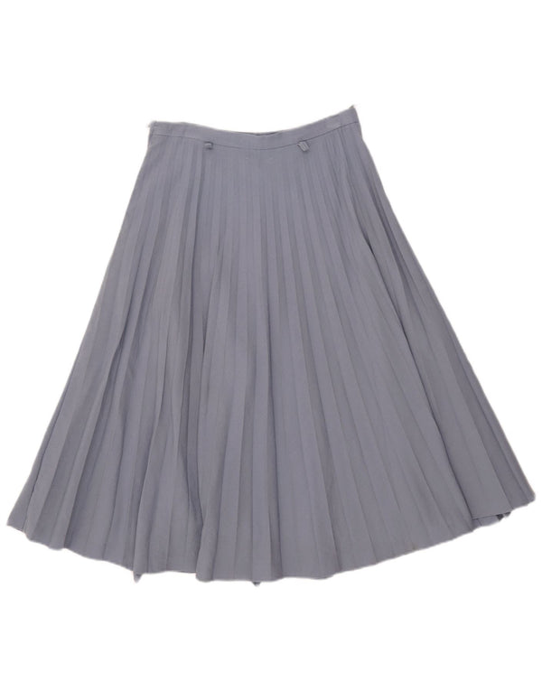 Gonna Plissettata a Vita Alta Donna Emmegi IT 44 Media W26 Blu