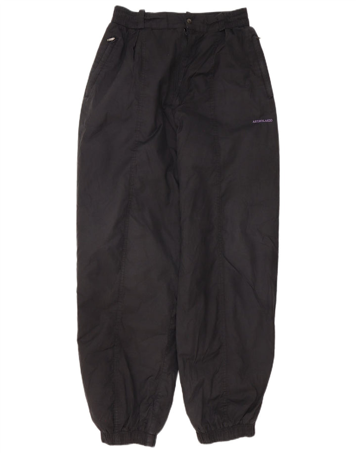Pantaloni da sci da jogging a vita alta da donna Astrolabio US 8 medio nero