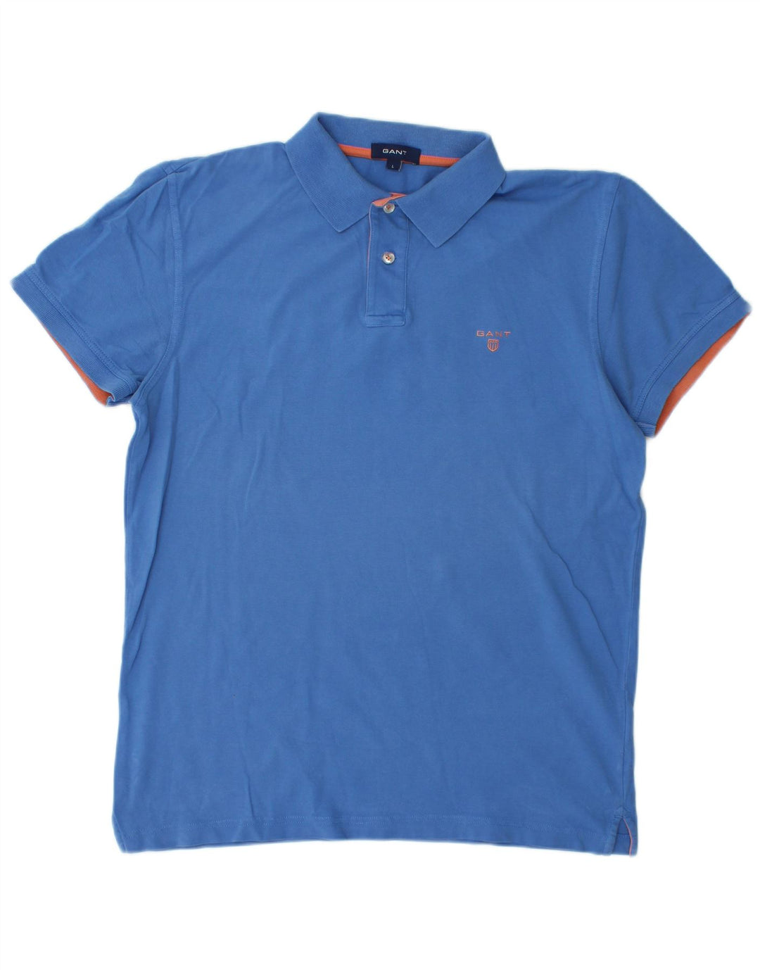 Polo GANT Ragazzo 15-16 Anni Large Blu Cotone
