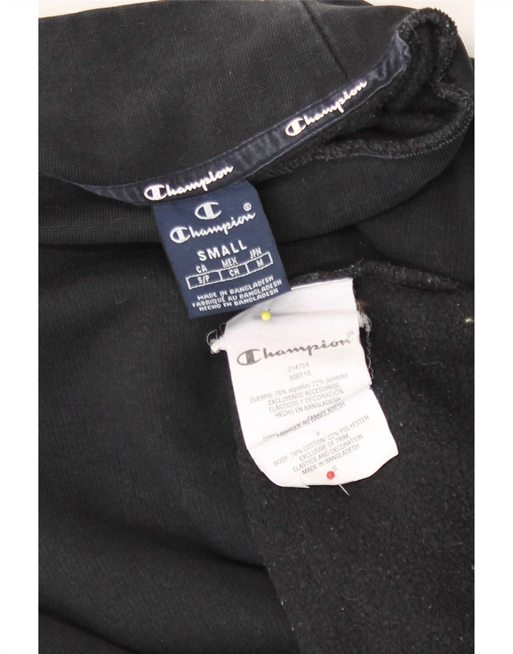 Felpa oversize da donna Champion UK 10 piccola in cotone nero