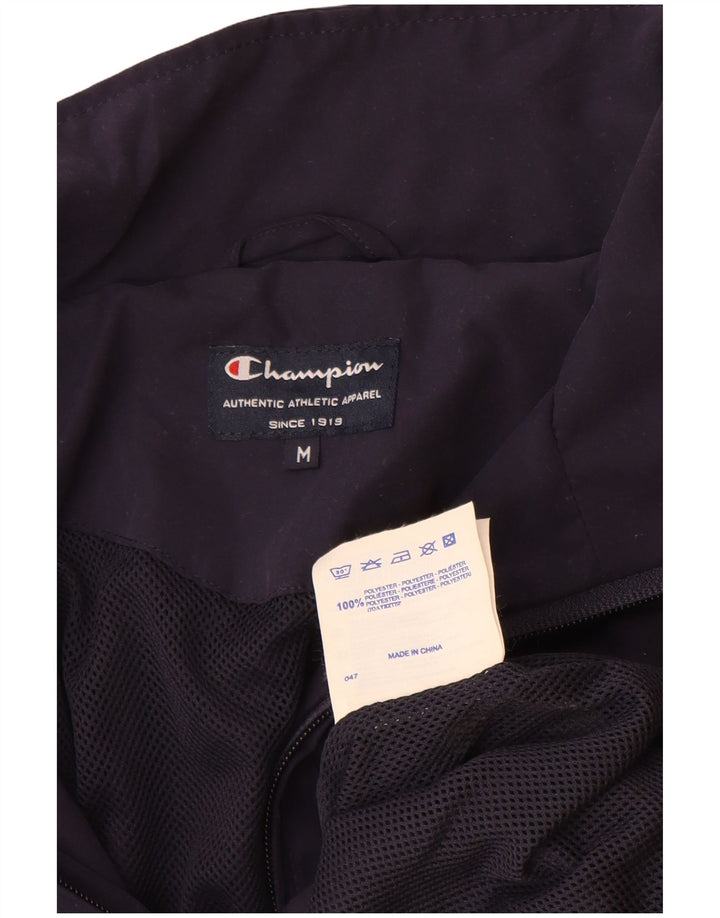Giacca superiore della tuta da uomo Champion, poliestere color block medio blu navy