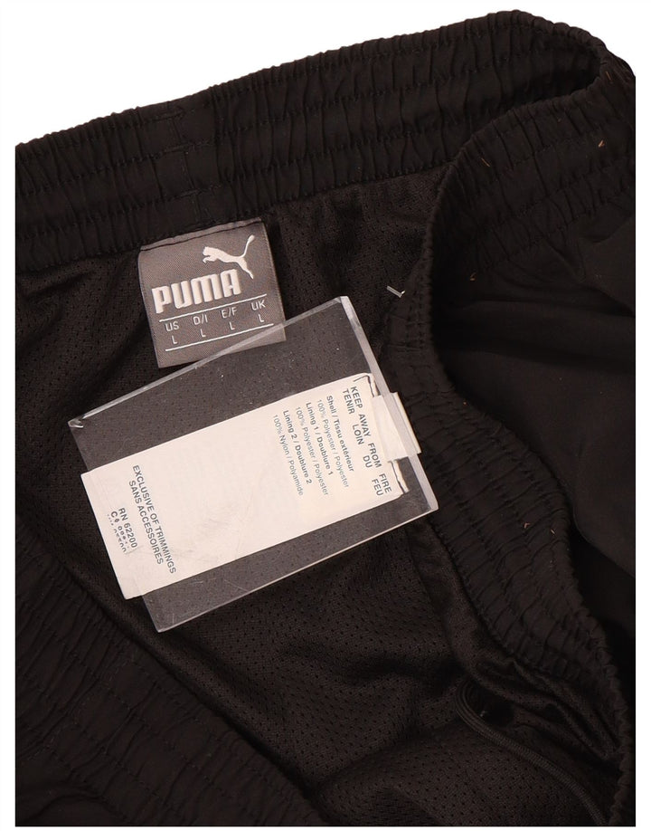 Pantaloni da tuta da uomo PUMA grandi neri in poliestere