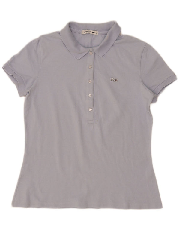Polo da donna Lacoste taglia 40 in cotone blu medio