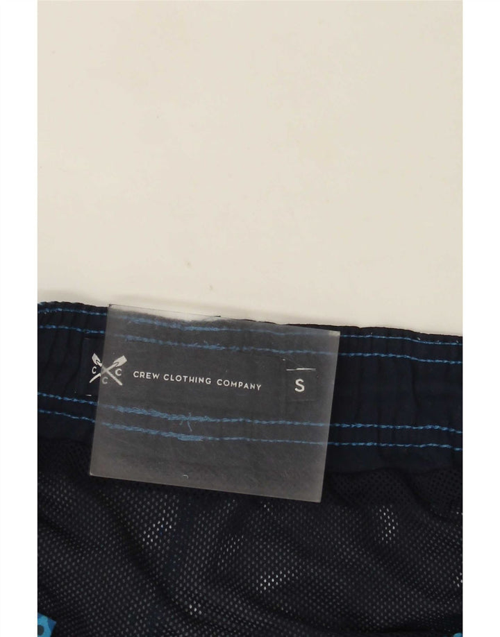 Crew Clothing Pantaloncini da bagno da uomo Piccoli blu geometrici