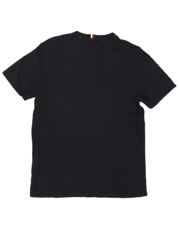 T-shirt da uomo vestibilità regolare Tommy Hilfiger Top blu navy medio