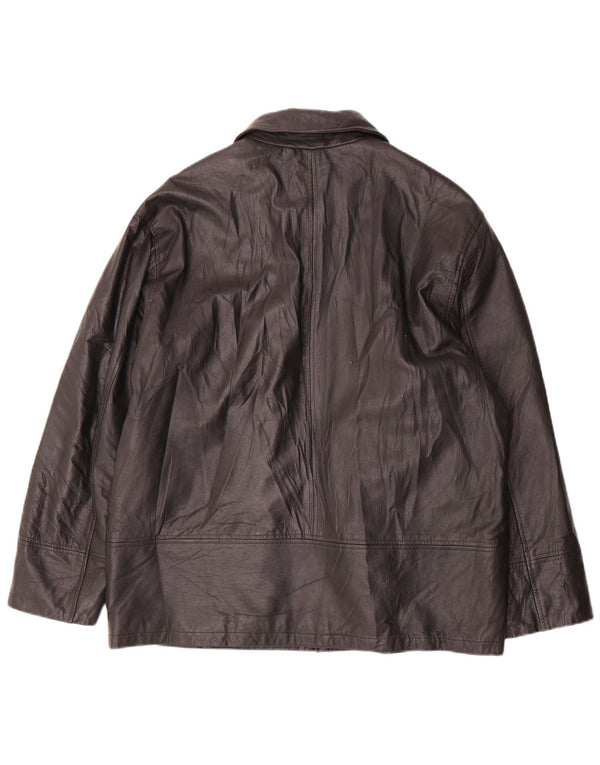 Giacca in Pelle Uomo Conbipel Taglia 54 XL Pelle Nera
