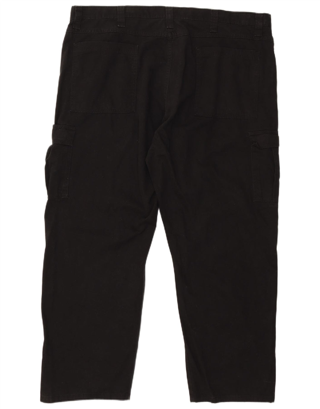 Pantaloni cargo dritti da uomo Wrangler W44 L30 cotone nero