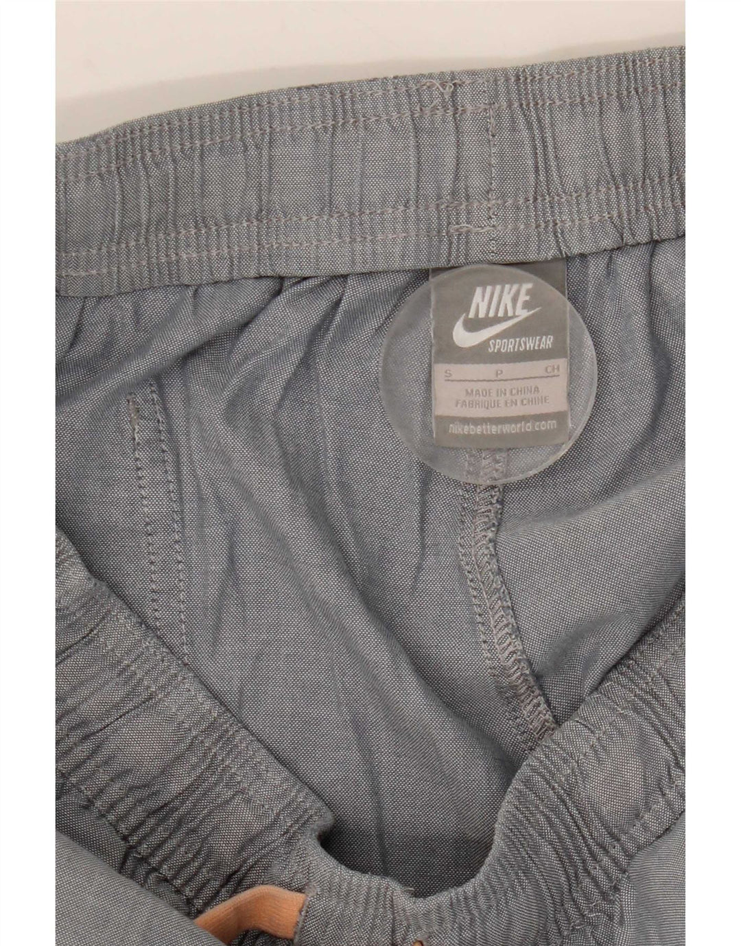 Pantaloncini casual Nike da donna piccoli W27 in cotone grigio