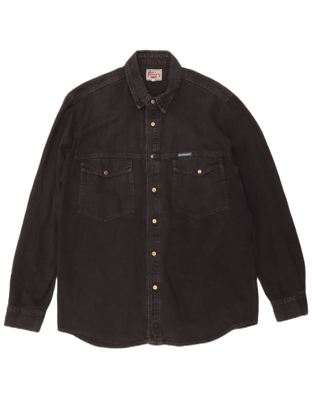 Camicia di jeans da uomo Roy Rogers XL nera