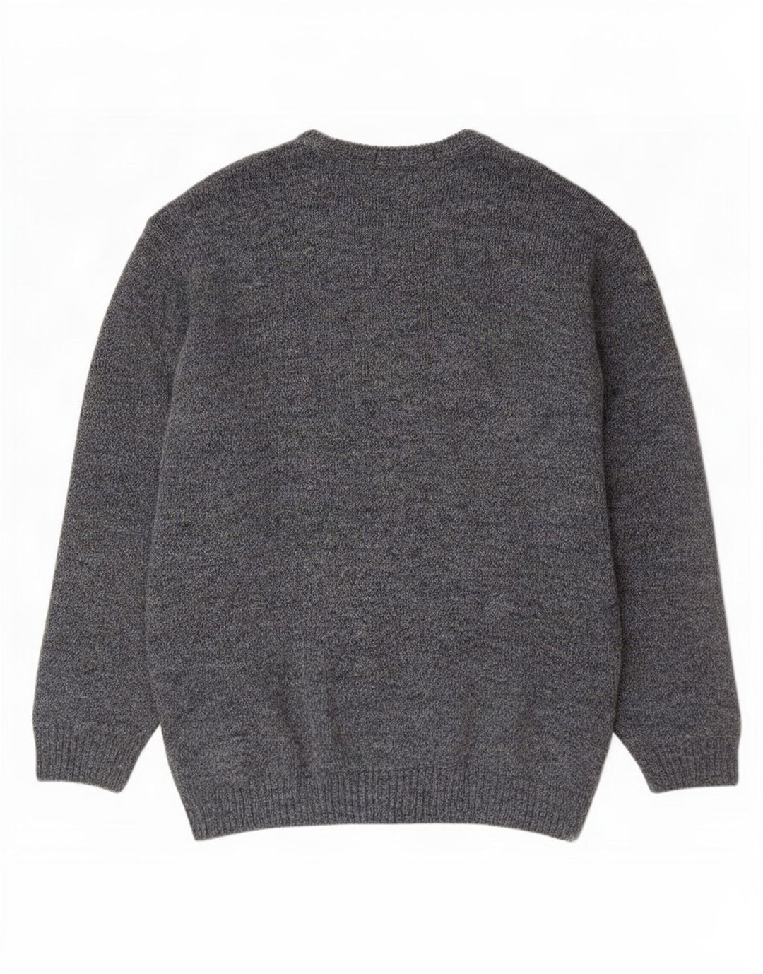 Maglione da uomo con scollo a V St. Bernard, grande acrilico geometrico blu