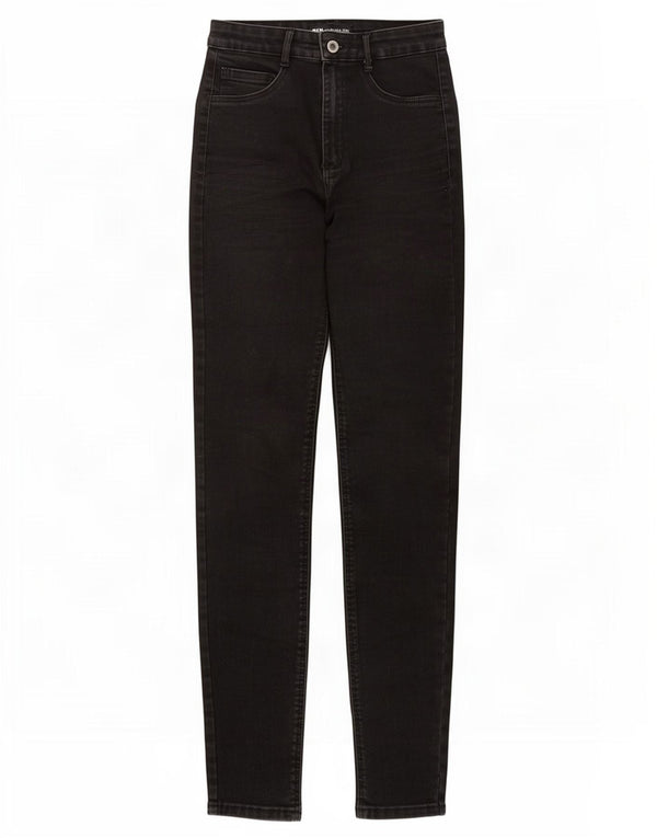 Jeans skinny a vita alta da donna Zara EU 36 XS W26 L28 Nero