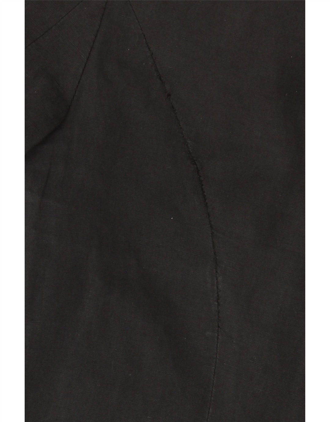 Giacca blazer a 3 bottoni corta da donna All Saints UK 12 cotone nero medio