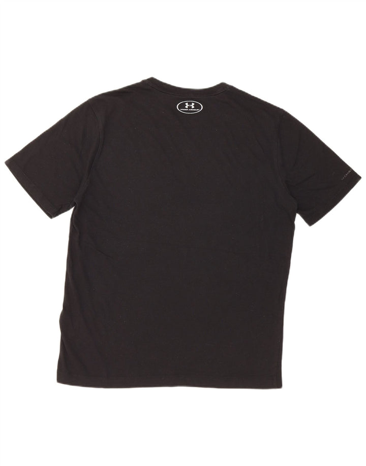 Maglietta Under Armour da uomo Heat Gear Top in cotone nero medio
