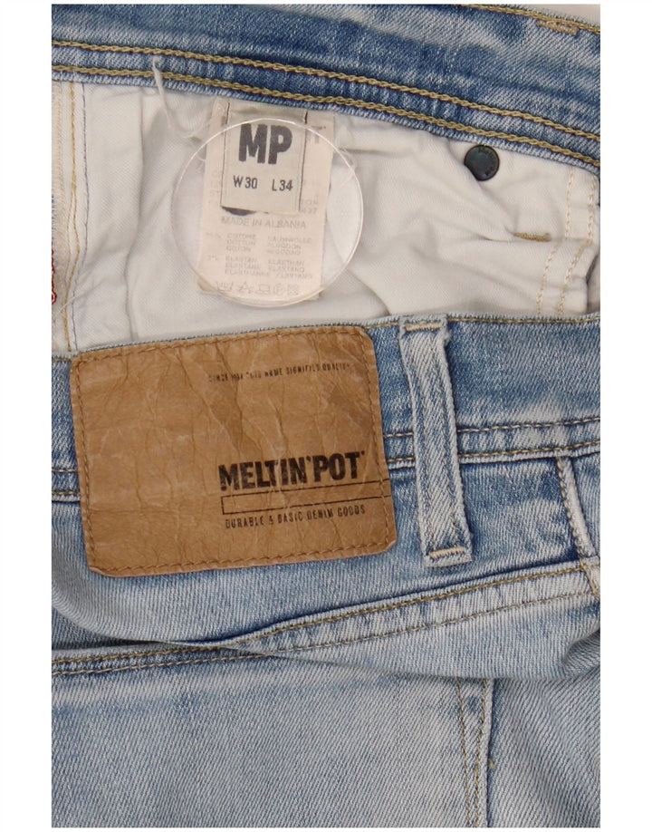Jeans slim da donna Meltin' Pot W30 L34 cotone blu