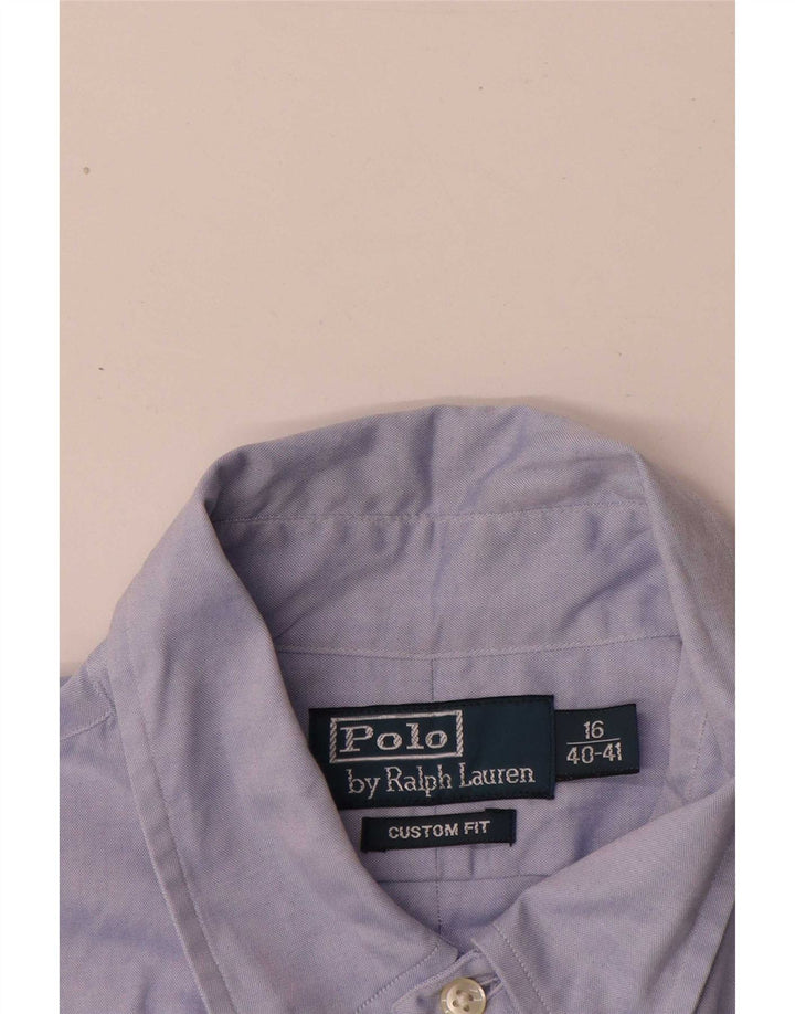 Polo Ralph Lauren Camicia a maniche corte da uomo Taglia 40/41 16 Blu medio
