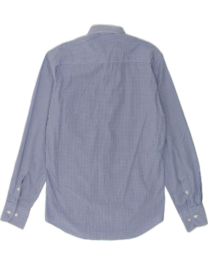 PAUL & SHARK Mens Shirt Small Blue Gingham Cotton Vintage Paul & Shark and Second-Hand Paul & Shark from Messina Hembry 