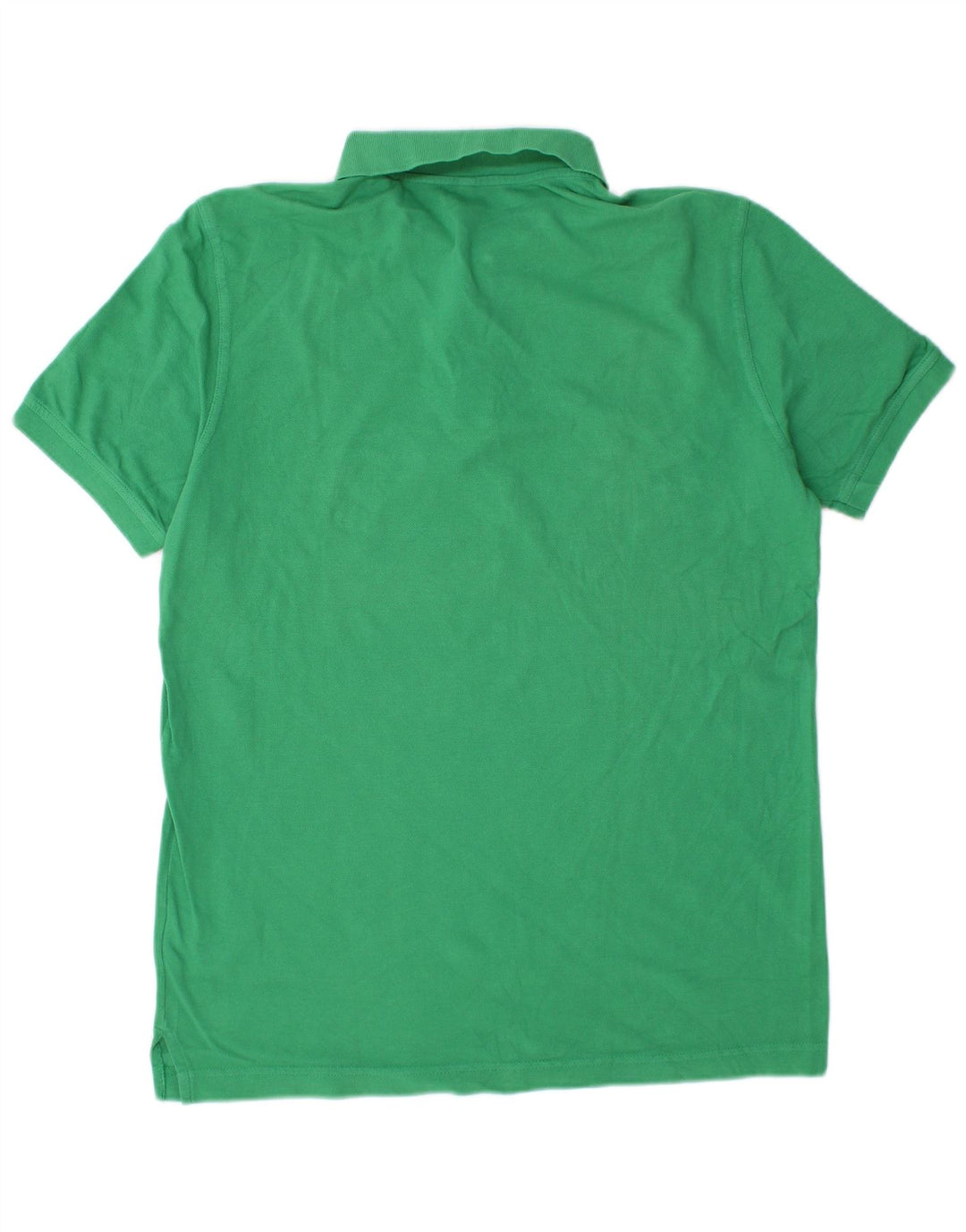 Polo Uomo BENETTON Large Verde Cotone
