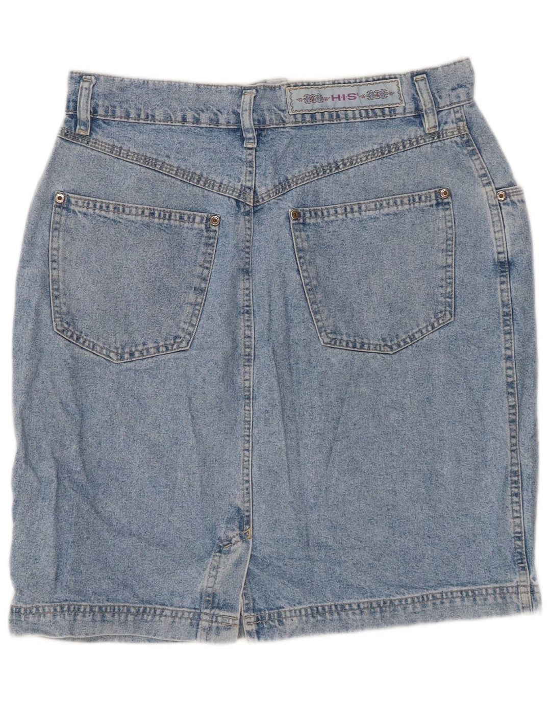 Gonna in denim da donna H.I.S IT 44 media W30 blu