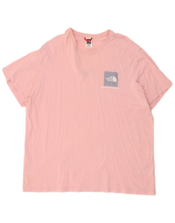 T-shirt da uomo The North Face Top XL in cotone rosa