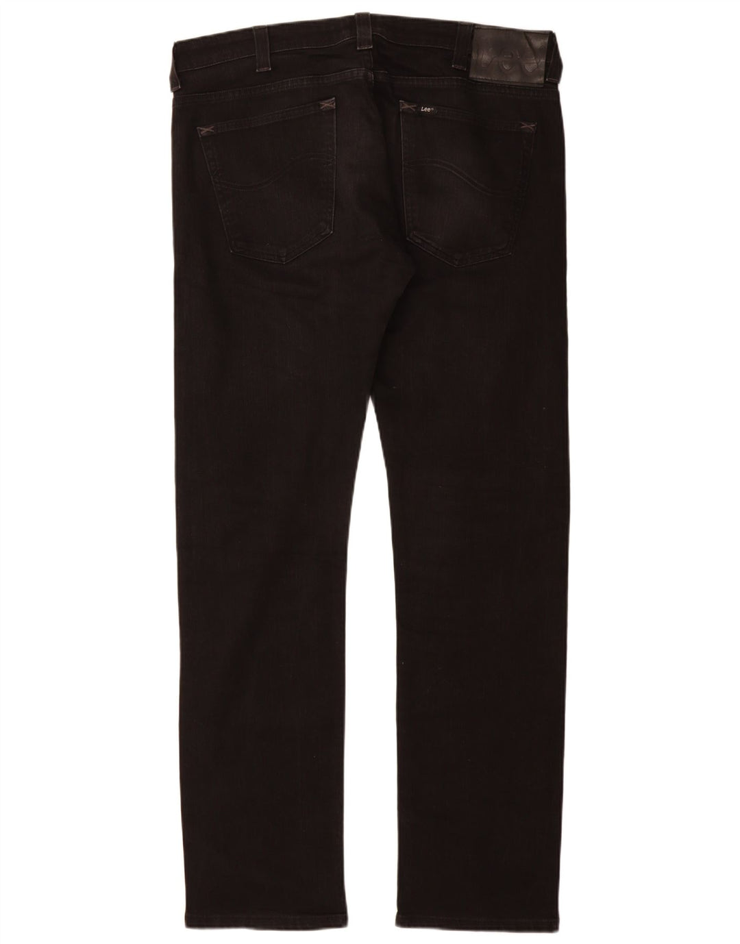 Jeans dritti Lee Powell da uomo W38 L36 cotone nero