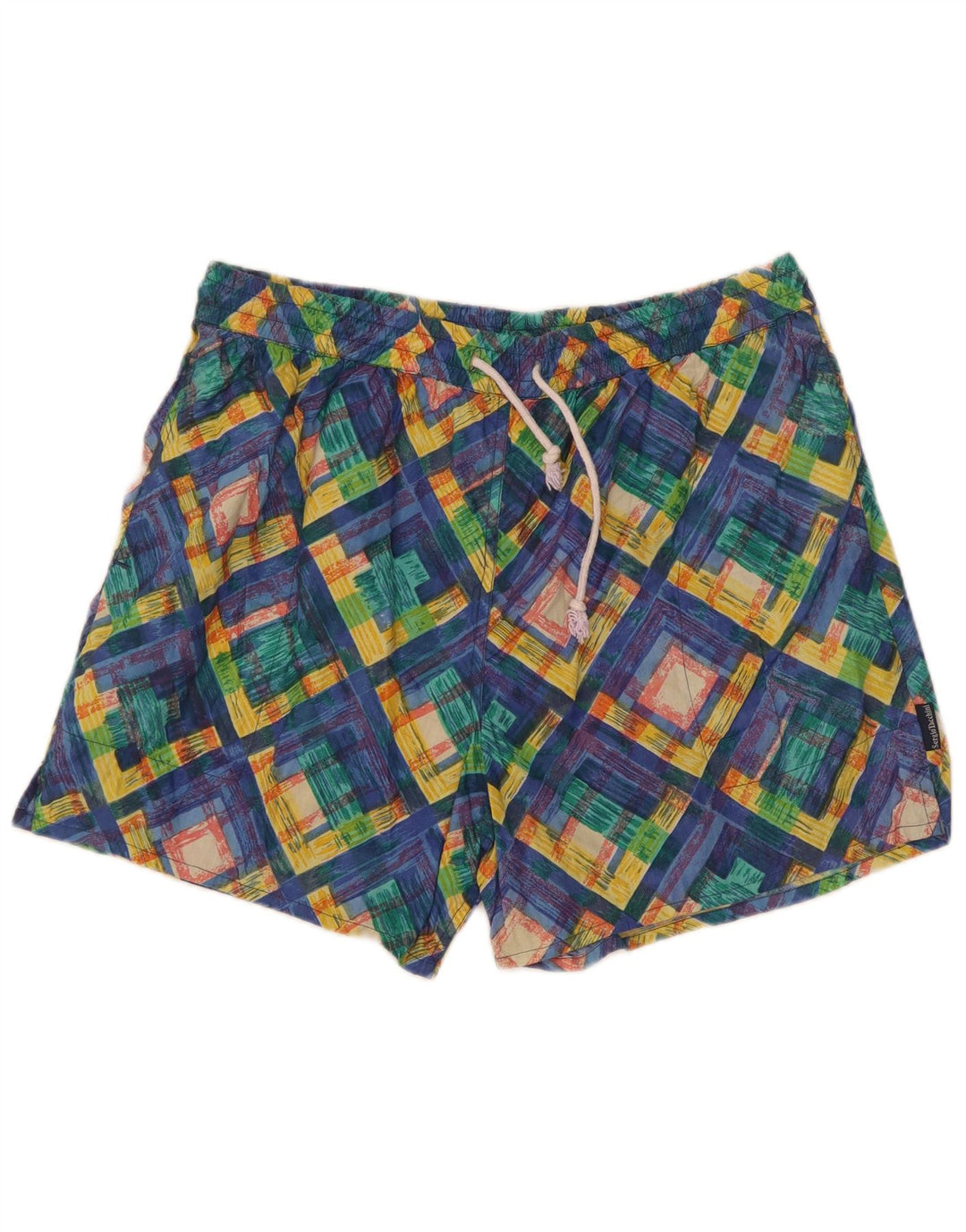 Pantaloncini da bagno uomo Sergio Tacchini IT 56 XL multicolore geometrico