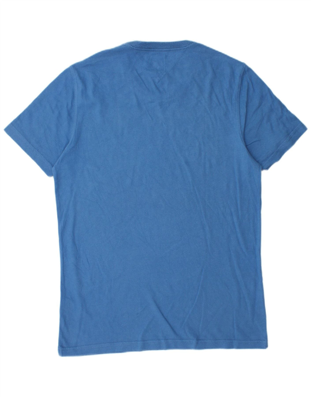 T-shirt grafica da uomo Tommy Hilfiger Top in cotone blu medio