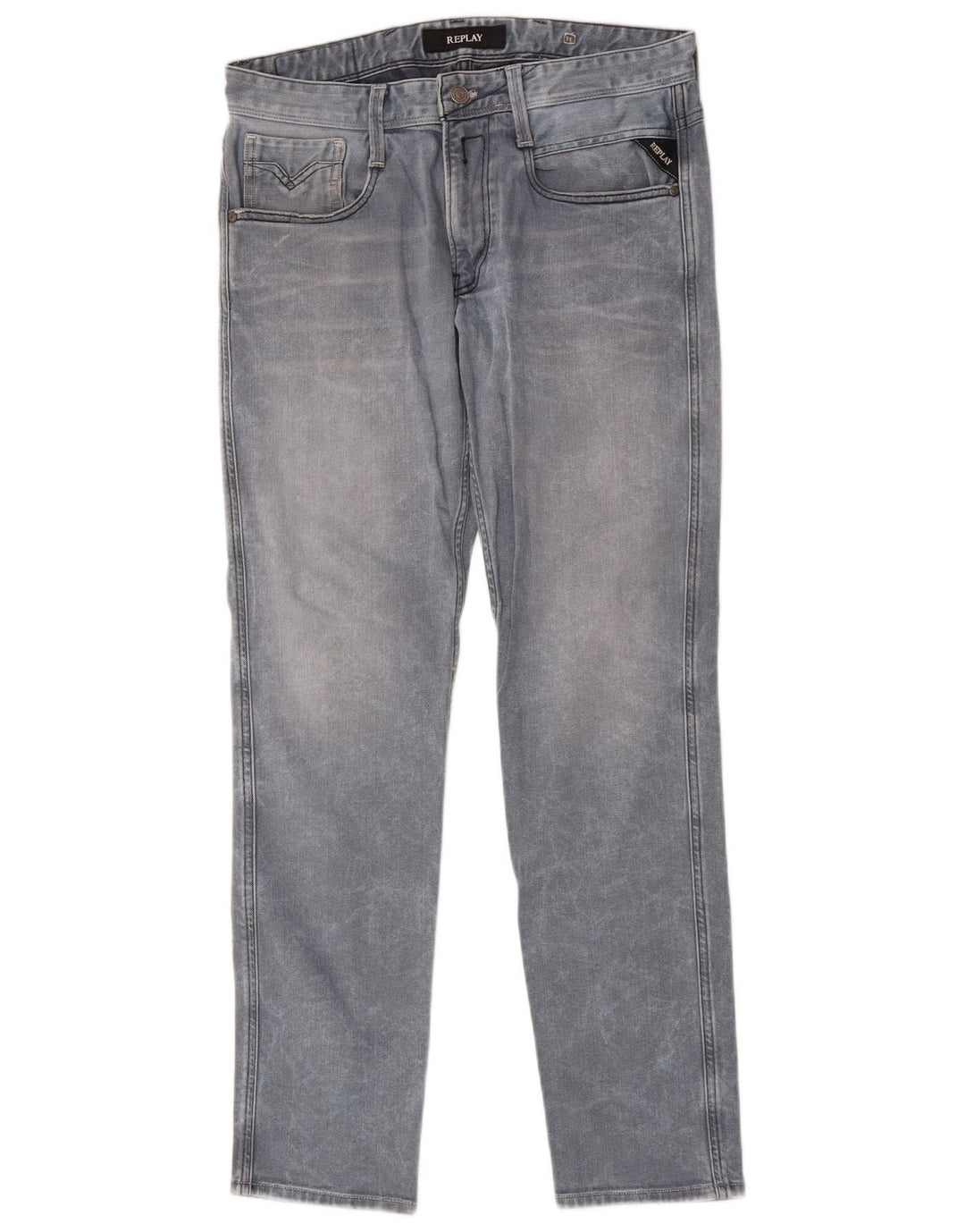 Jeans slim da uomo Replay W31 L30 cotone blu